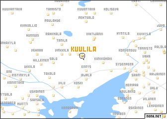 map of Kuulila