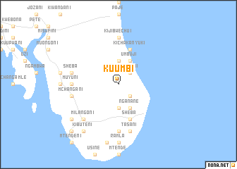 map of Kuumbi