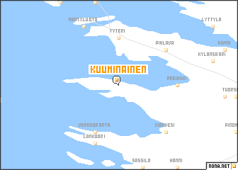 map of Kuuminainen