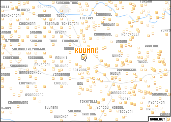 map of Kuŭm-ni