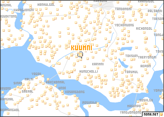 map of Kuŭm-ni