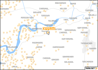 map of Kuŭm-ni