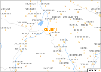 map of Kuŭm-ni