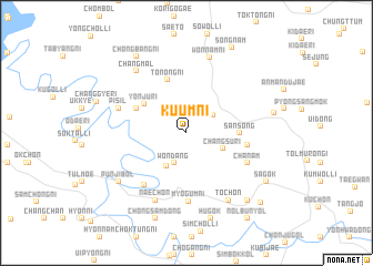 map of Kuŭm-ni