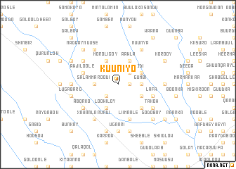 map of Kuuniyo