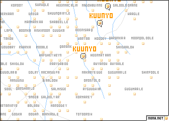 map of Kuunyo