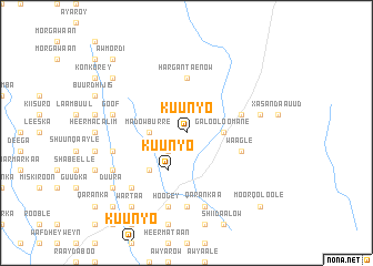 map of Kuunyo