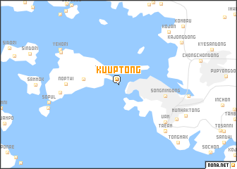 map of Kuŭp-tong