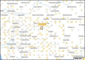 map of Kuŭp