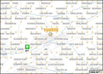 map of Kuurne