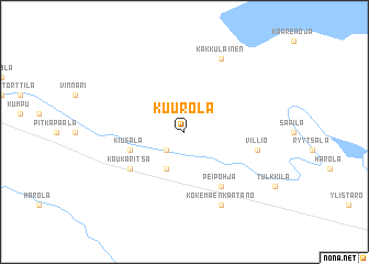 map of Kuurola