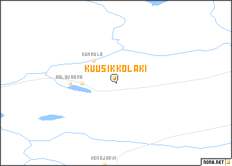 map of Kuusikkolaki