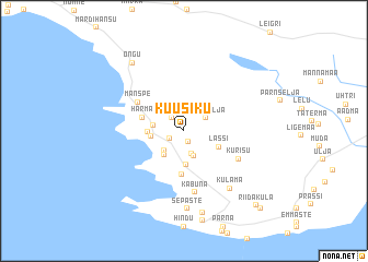 map of Kuusiku