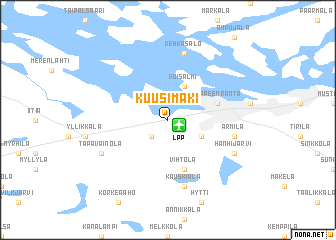 map of Kuusimäki