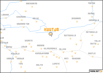 map of Kuutja