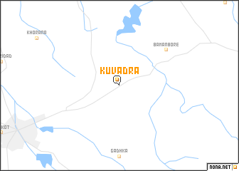 map of Kuvādra
