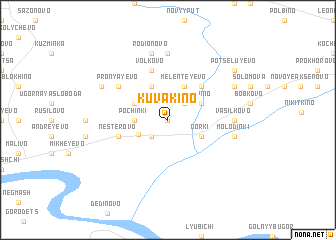 map of Kuvakino