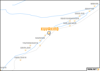 map of Kuvakino