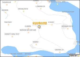 map of Kuvakino
