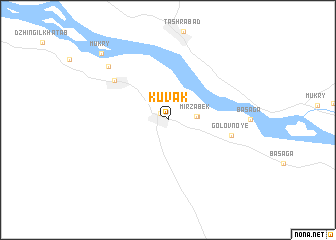 map of Kuvak