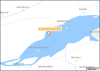 map of Kuvarshino