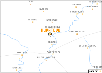 map of Kuvatovo