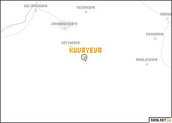 map of Kuvayeva