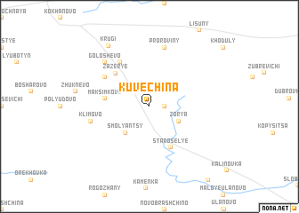 map of Kuvechina