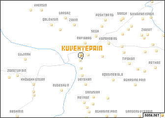 map of Kūveh-ye Pā\