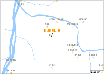 map of Kuvelie