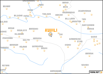 map of Kuvili