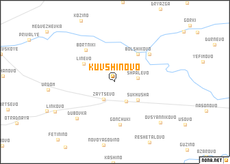 map of Kuvshinovo