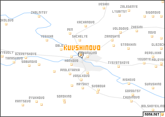 map of Kuvshinovo