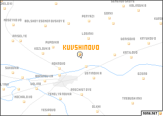 map of Kuvshinovo