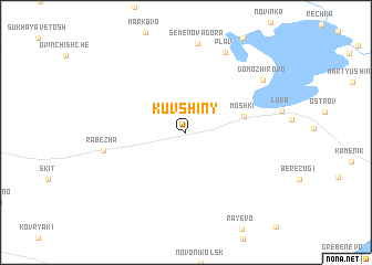 map of Kuvshiny