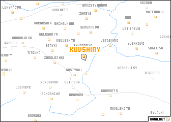 map of Kuvshiny