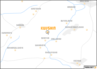 map of Kuvshin