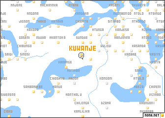 map of Kuwanje