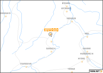 map of Kuwano