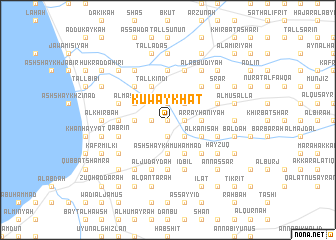 map of Kuwaykhāt