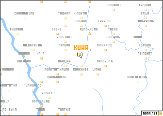 map of Kuwa