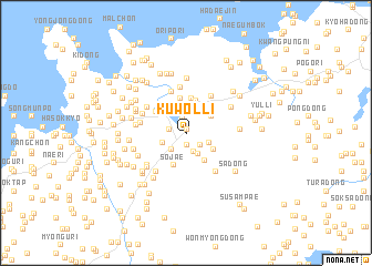 map of Kuwŏl-li