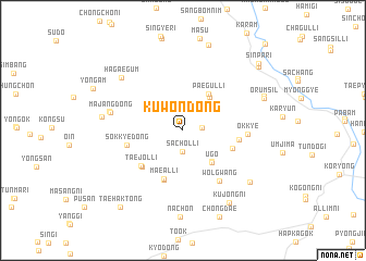map of Kuwŏn-dong