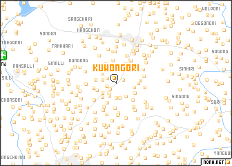 map of Kuwon\