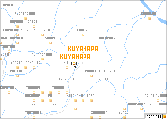 map of Kuyahapa