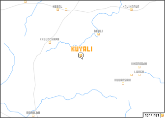 map of Kuyāli