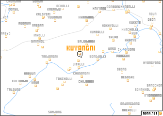 map of Kuyang-ni