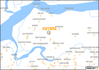 map of Kuyang