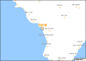 map of Kuya