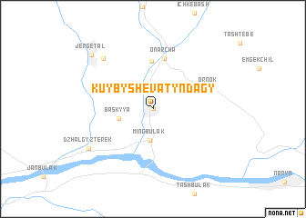 map of Kuybyshev Atyndagy